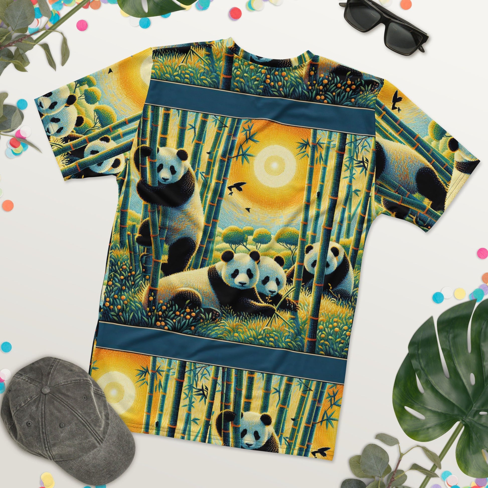 Panda Family Men's t-shirt - Gregg Acini Adoree Designs - T-Shirt