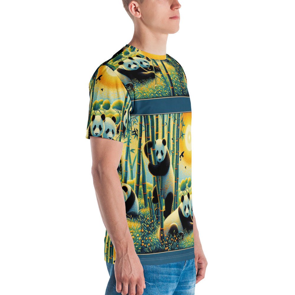 Panda Family Men's t-shirt - Gregg Acini Adoree Designs - T-Shirt