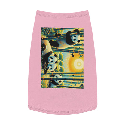 Panda Family Pet Tank Top by Gregg Acini Adoree Designs - Gregg Acini Adoree Designs - Pets