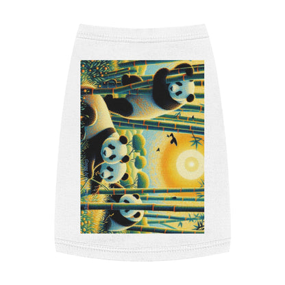 Panda Family Pet Tank Top by Gregg Acini Adoree Designs - Gregg Acini Adoree Designs - Pets