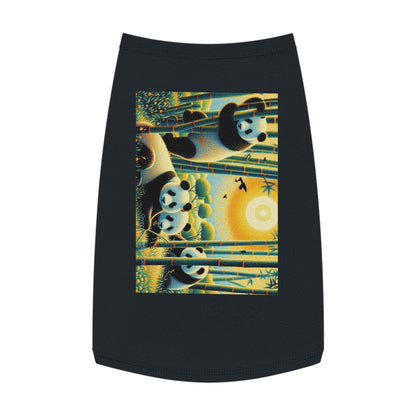 Panda Family Pet Tank Top by Gregg Acini Adoree Designs - Gregg Acini Adoree Designs - Pets