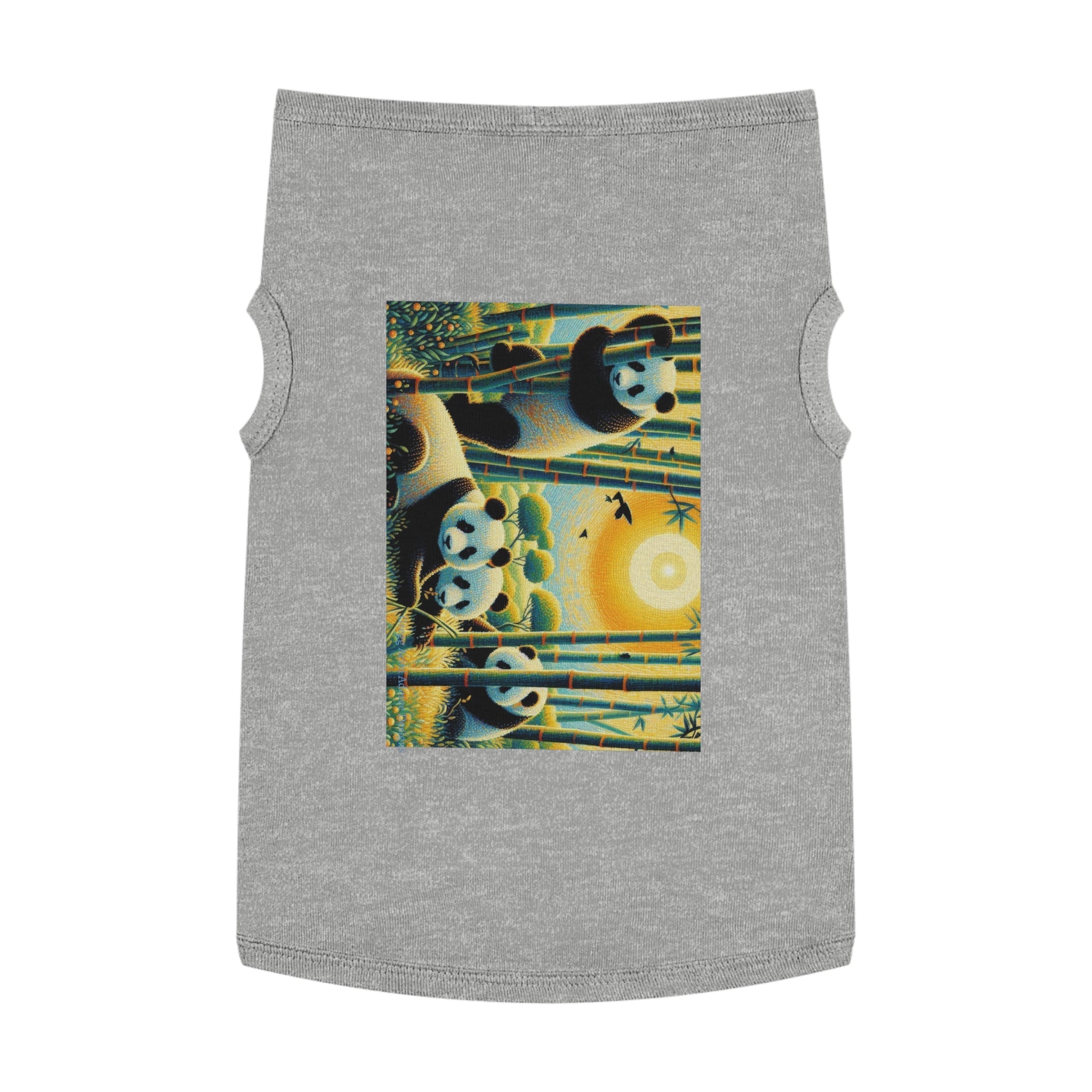 Panda Family Pet Tank Top by Gregg Acini Adoree Designs - Gregg Acini Adoree Designs - Pets