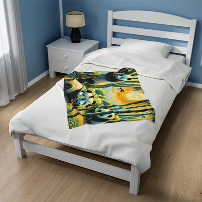 Panda Family Plush Blanket by Gregg Acini Adoree Designs - Gregg Acini Adoree Designs - Blanket