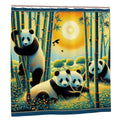 Panda Family Shower Curtain - Gregg Acini Adoree Designs - shower curtain