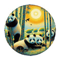 Panda Family Thickened Spare Tire Cover - Gregg Acini Adoree Designs - Spare Tire Cover