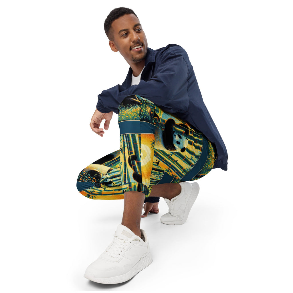 Panda Family Unisex track pants - Gregg Acini Adoree Designs - Track Pants