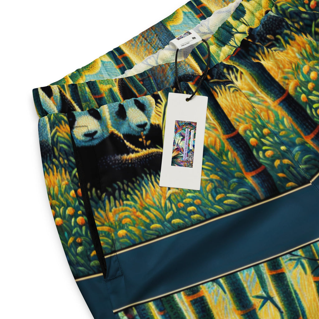 Panda Family Unisex track pants - Gregg Acini Adoree Designs - Track Pants