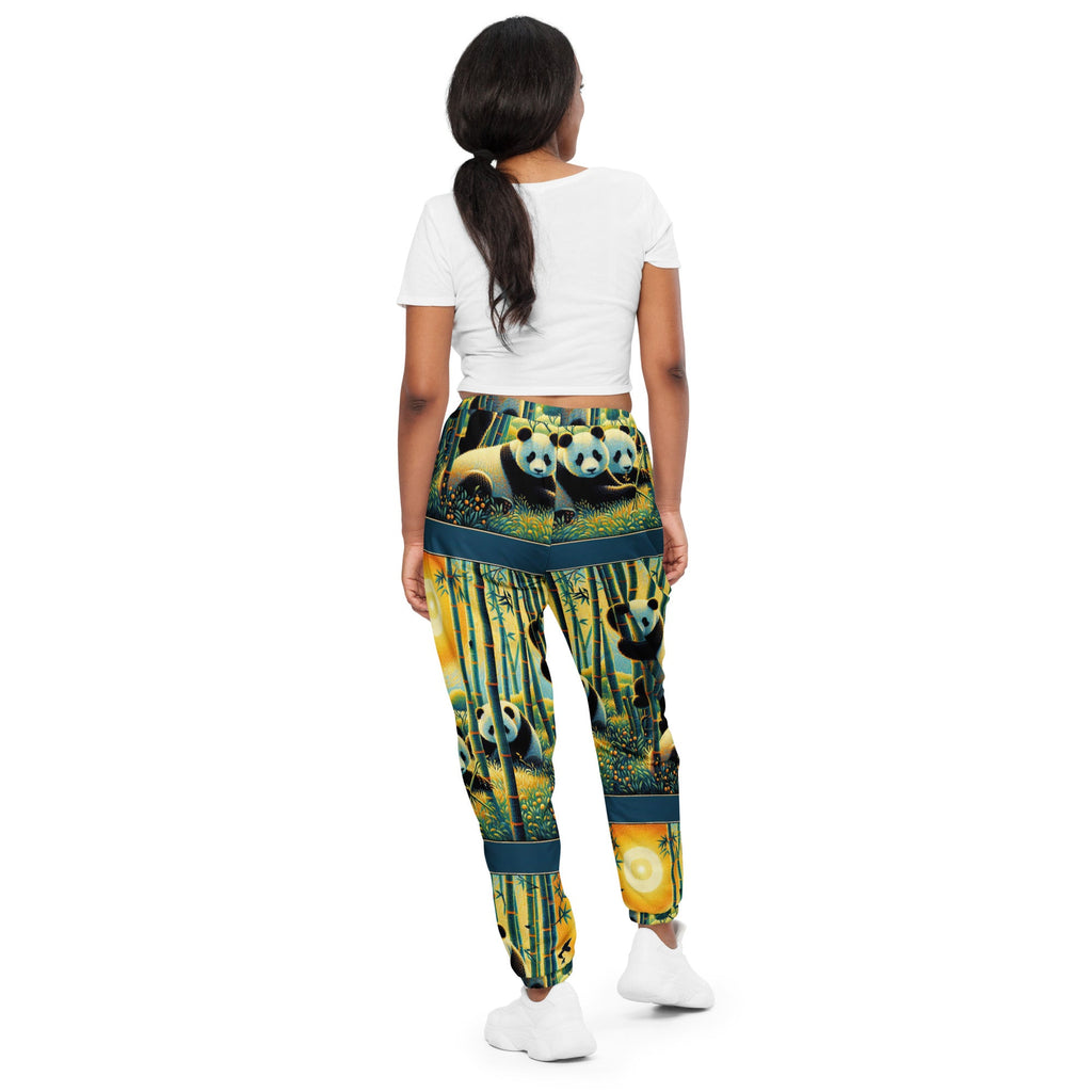 Panda Family Unisex track pants - Gregg Acini Adoree Designs - Track Pants