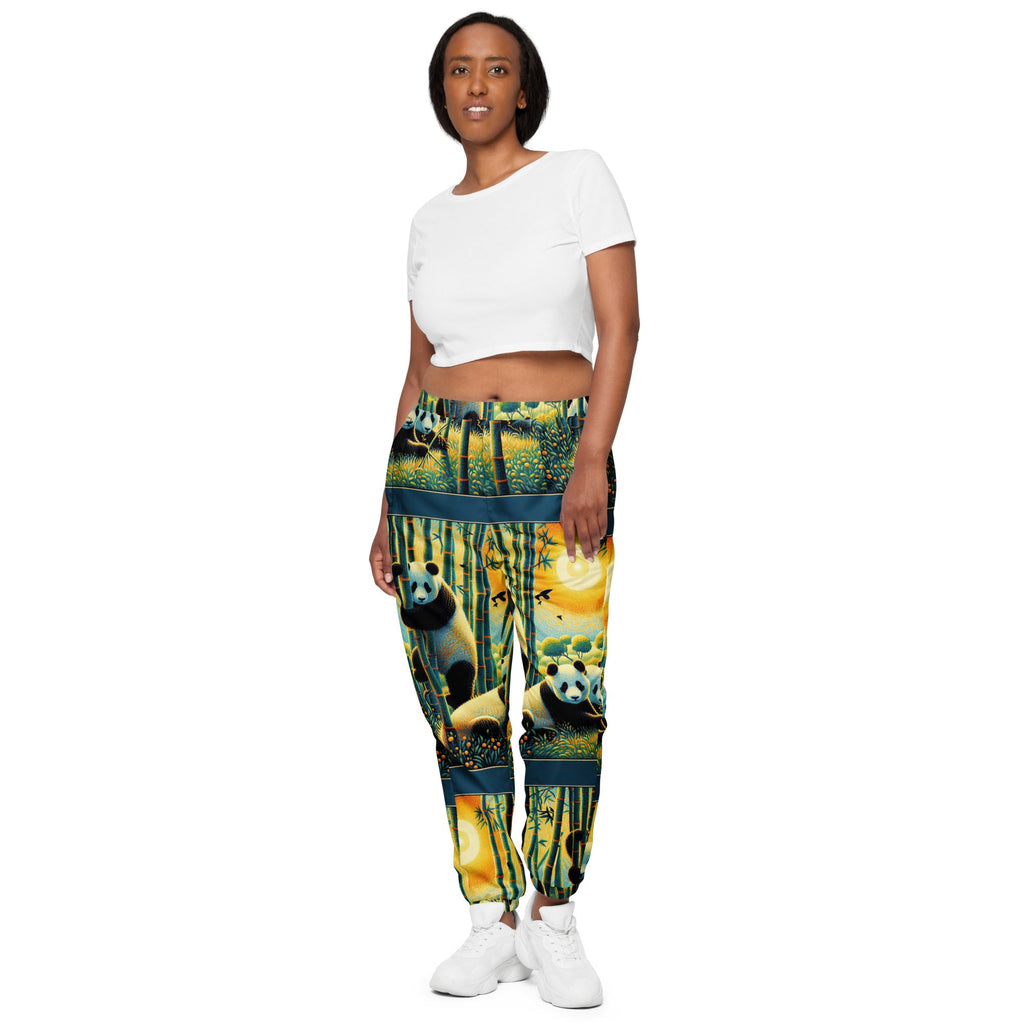 Panda Family Unisex track pants - Gregg Acini Adoree Designs - Track Pants
