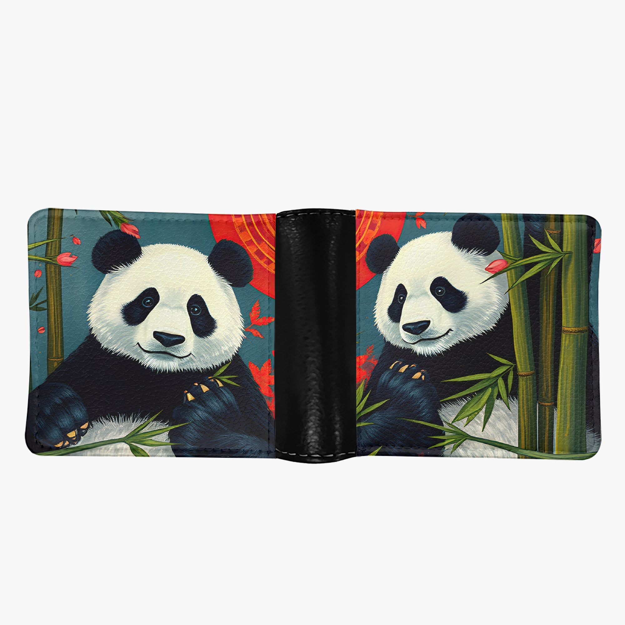 Panda Sunset Bifold Wallet - Gregg Acini Adoree Designs - Wallets