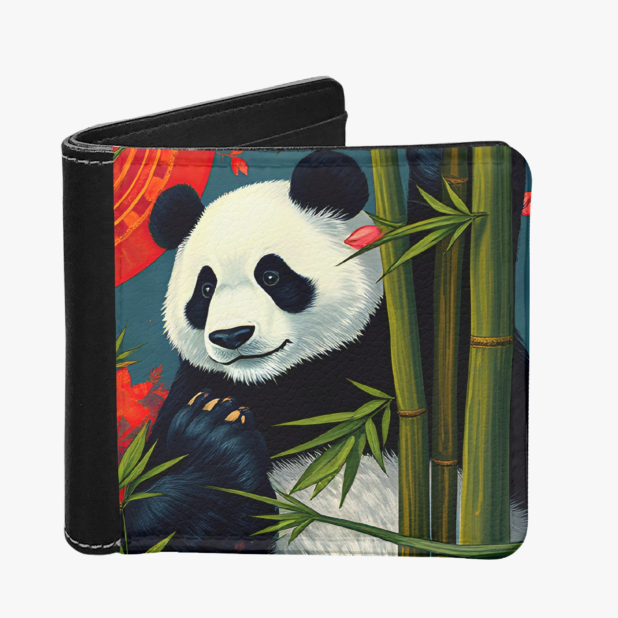 Panda Sunset Bifold Wallet - Gregg Acini Adoree Designs - Wallets