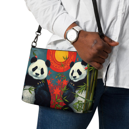Panda Sunset Crossbody bag - Gregg Acini Adoree Designs - Handbag