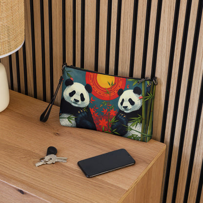 Panda Sunset Crossbody bag - Gregg Acini Adoree Designs - Handbag