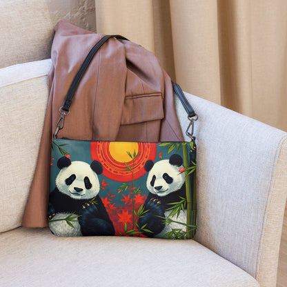 Panda Sunset Crossbody bag - Gregg Acini Adoree Designs - Handbag