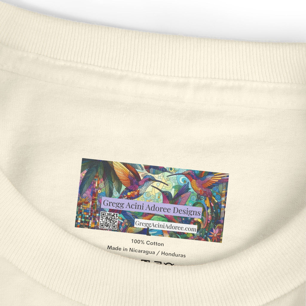 Panda Sunset Unisex Heavyweight Tee - Perfect for Animal Lovers - Gregg Acini Adoree Designs - T-Shirt