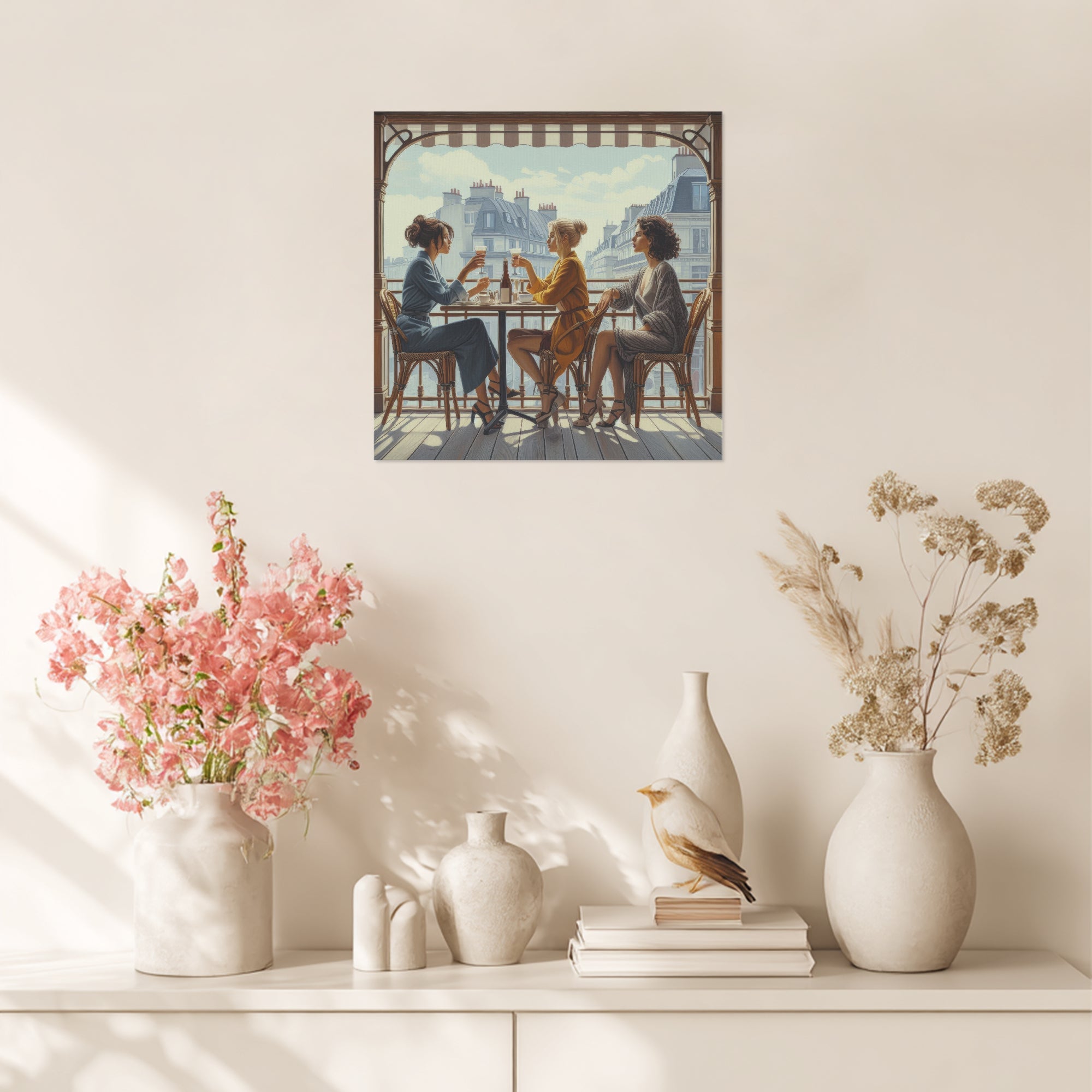 Paris Balcony 1:1 Ratio Canvas Painting - Gregg Acini Adoree Designs - Canvas