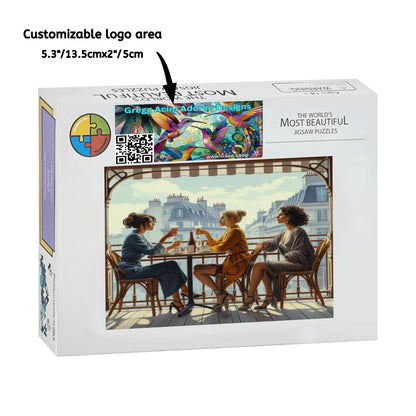 Paris Balcony Wooden Jigsaw Puzzles 1000 pcs - Gregg Acini Adoree Designs - Jigsaw Puzzle