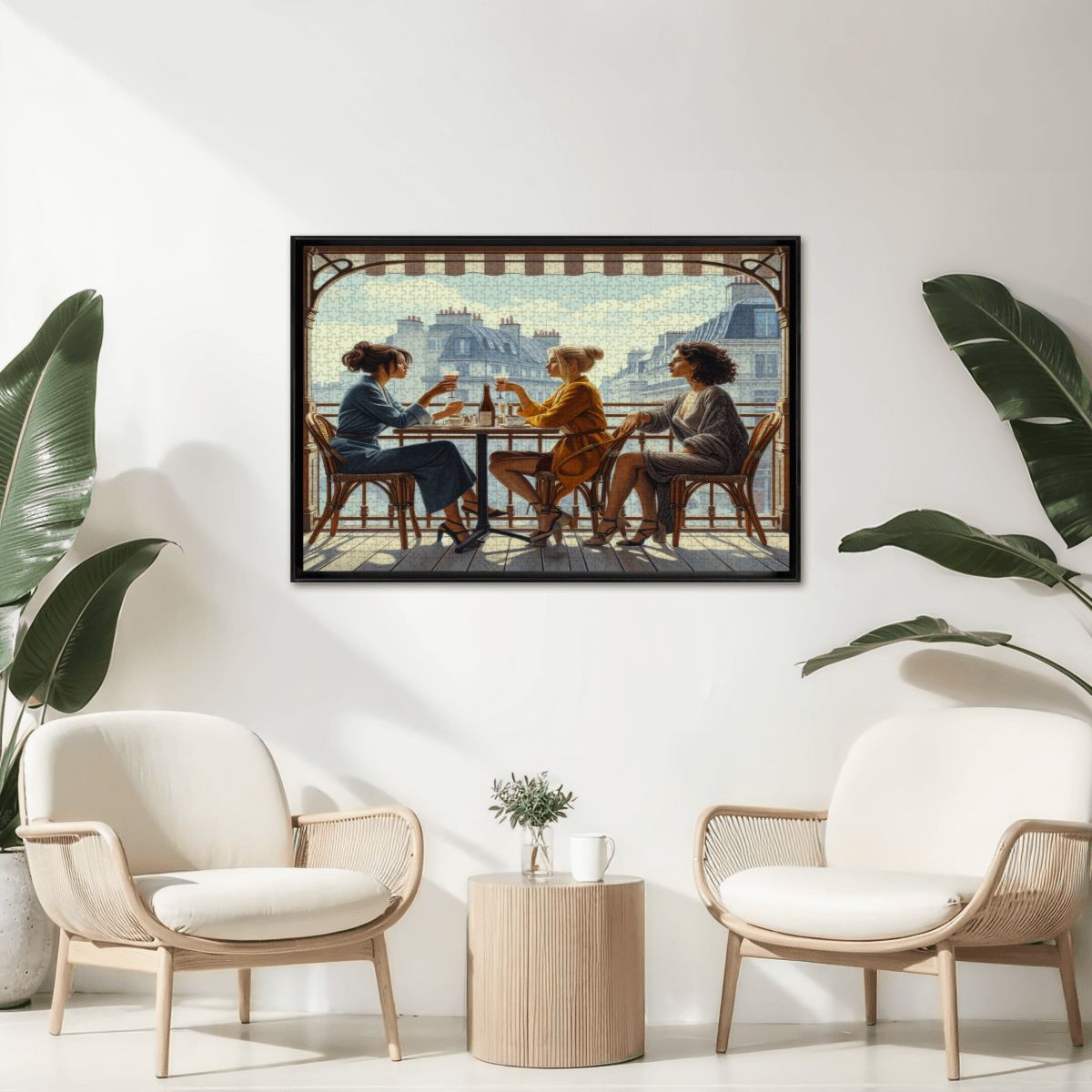 Paris Balcony Wooden Jigsaw Puzzles 1000 pcs - Gregg Acini Adoree Designs - Jigsaw Puzzle