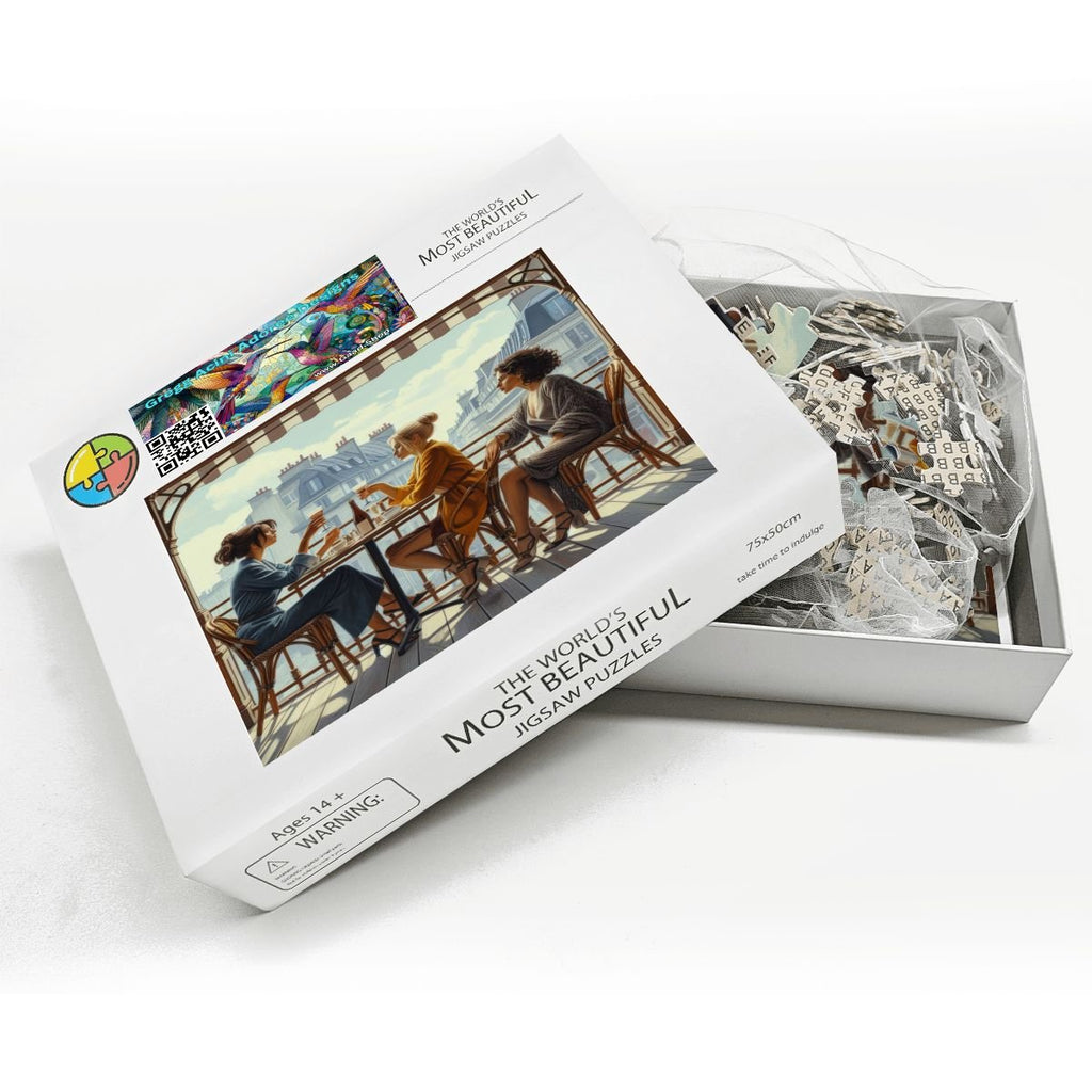 Paris Balcony Wooden Jigsaw Puzzles 1000 pcs - Gregg Acini Adoree Designs - Jigsaw Puzzle