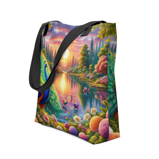 Peacock Sunset Tote bag - Gregg Acini Adoree Designs - 