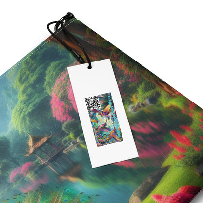 Peacock with Rhododendrons Crossbody bag - Gregg Acini Adoree Designs - Handbag