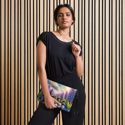 Penguins and Hyacinths Crossbody bag - Gregg Acini Adoree Designs - Handbag