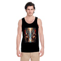 Pensive Demons Cotton Tank Top - Gregg Acini Adoree Designs - Tank Top