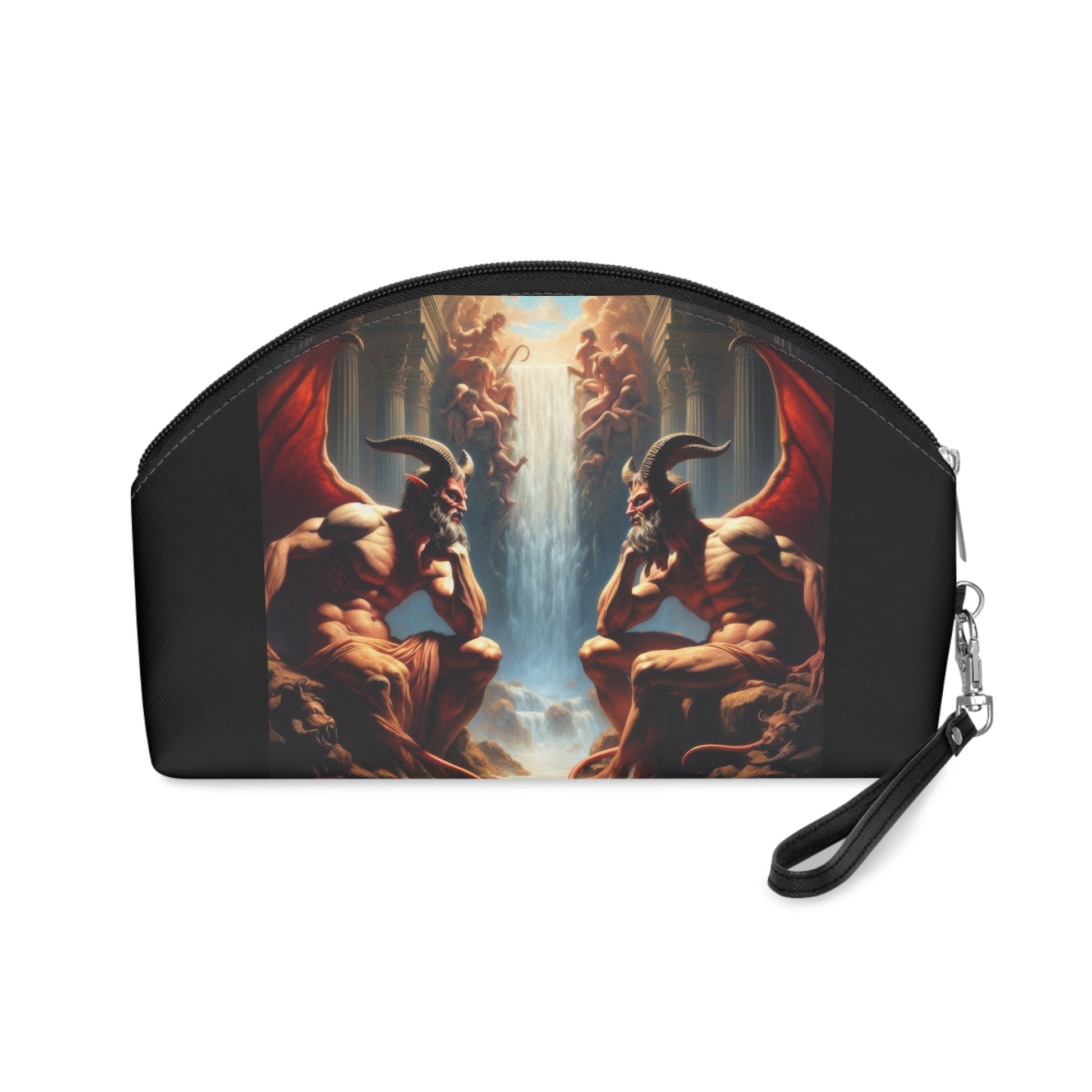 Pensive Demons Makeup Bag – Cosmetic Pouch - Gregg Acini Adoree Designs - Bags