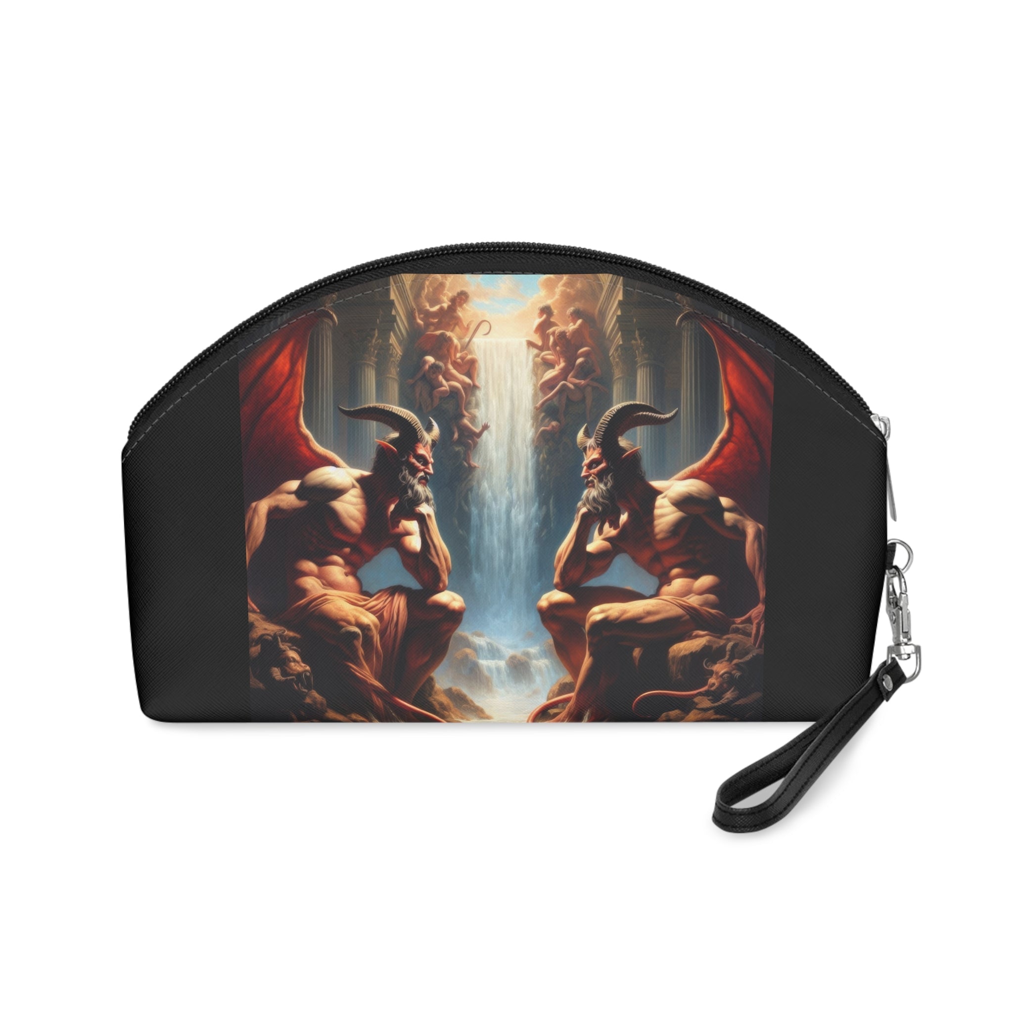 Pensive Demons Makeup Bag – Cosmetic Pouch - Gregg Acini Adoree Designs - Bags