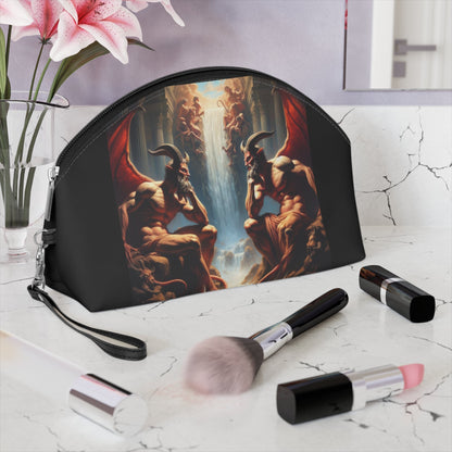 Pensive Demons Makeup Bag – Cosmetic Pouch - Gregg Acini Adoree Designs - Bags