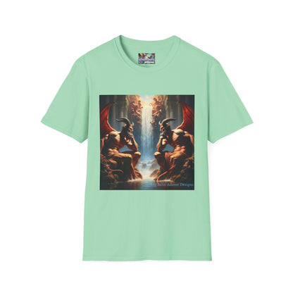 Pensive Demons Unisex T-Shirt, Gothic Style Tee, Fantasy Art Shirt, Short Sleeve - Gregg Acini Adoree Designs - T-Shirt