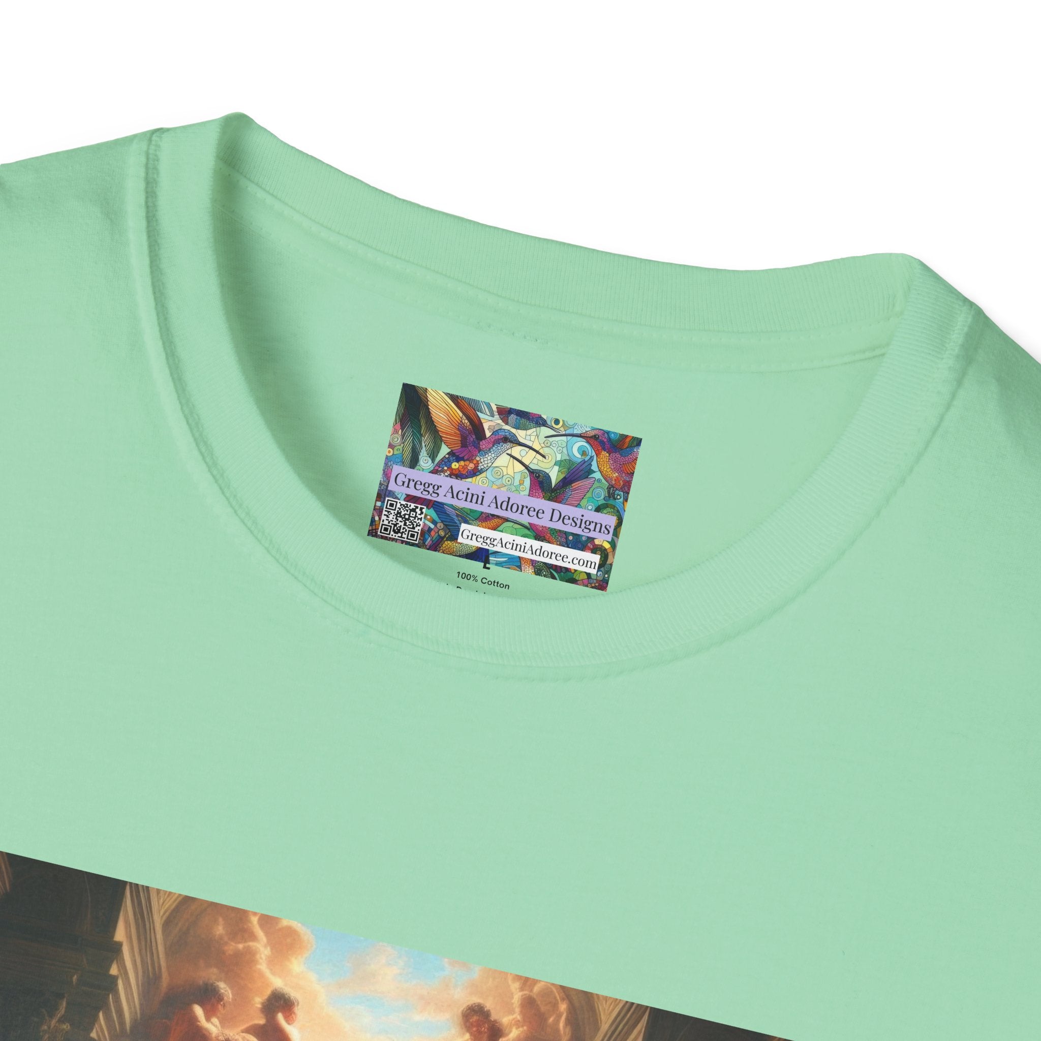 Pensive Demons Unisex T-Shirt, Gothic Style Tee, Fantasy Art Shirt, Short Sleeve - Gregg Acini Adoree Designs - T-Shirt