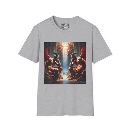 Pensive Demons Unisex T-Shirt, Gothic Style Tee, Fantasy Art Shirt, Short Sleeve - Gregg Acini Adoree Designs - T-Shirt
