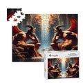 Pensive Demons Wooden Jigsaw Puzzles 500 pcs - Gregg Acini Adoree Designs - Jigsaw Puzzle