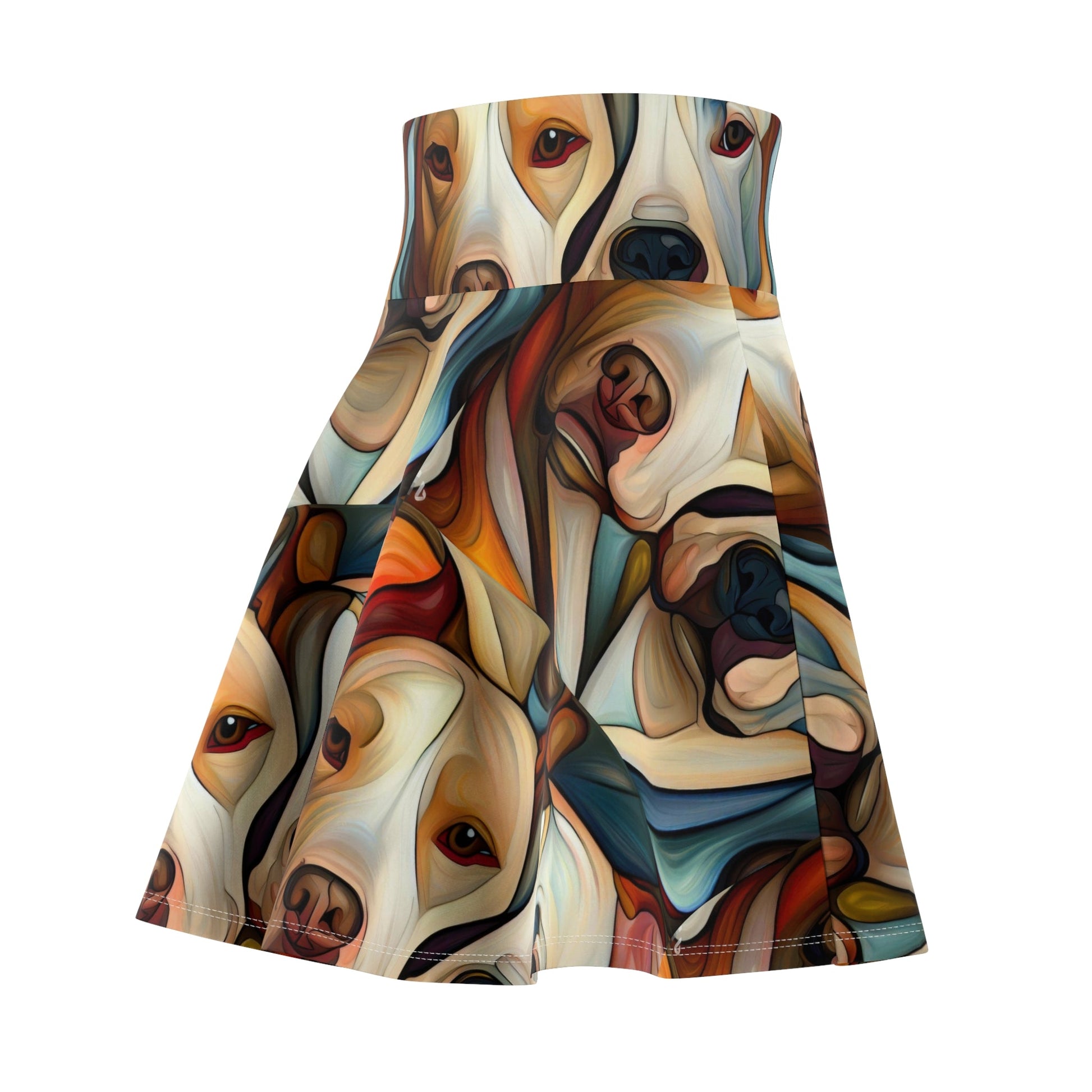 Pibbles2 Women's Skater Skirt - Dog - Inspired Fashion - Gregg Acini Adoree Designs - Skirt
