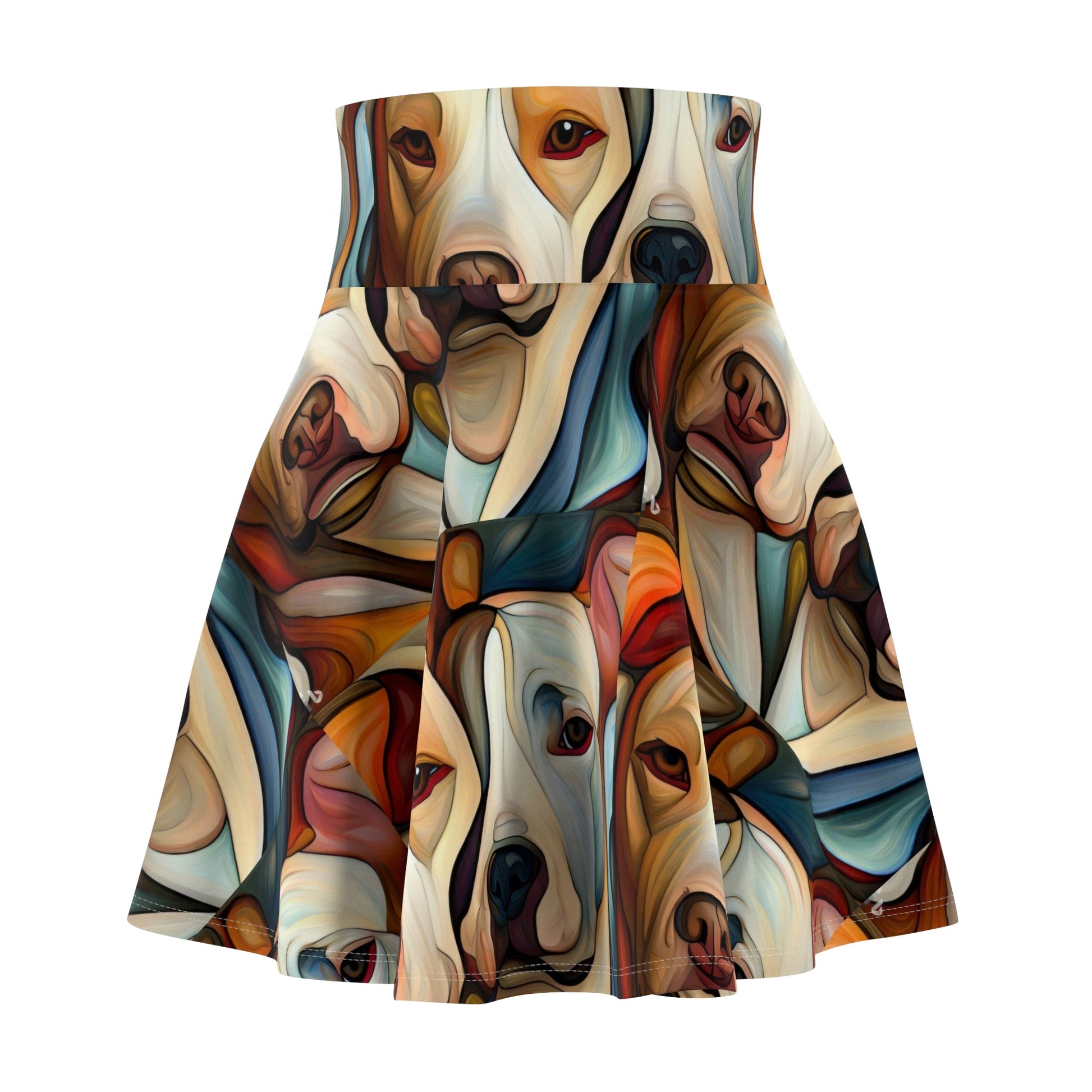 Pibbles2 Women's Skater Skirt - Dog - Inspired Fashion - Gregg Acini Adoree Designs - Skirt