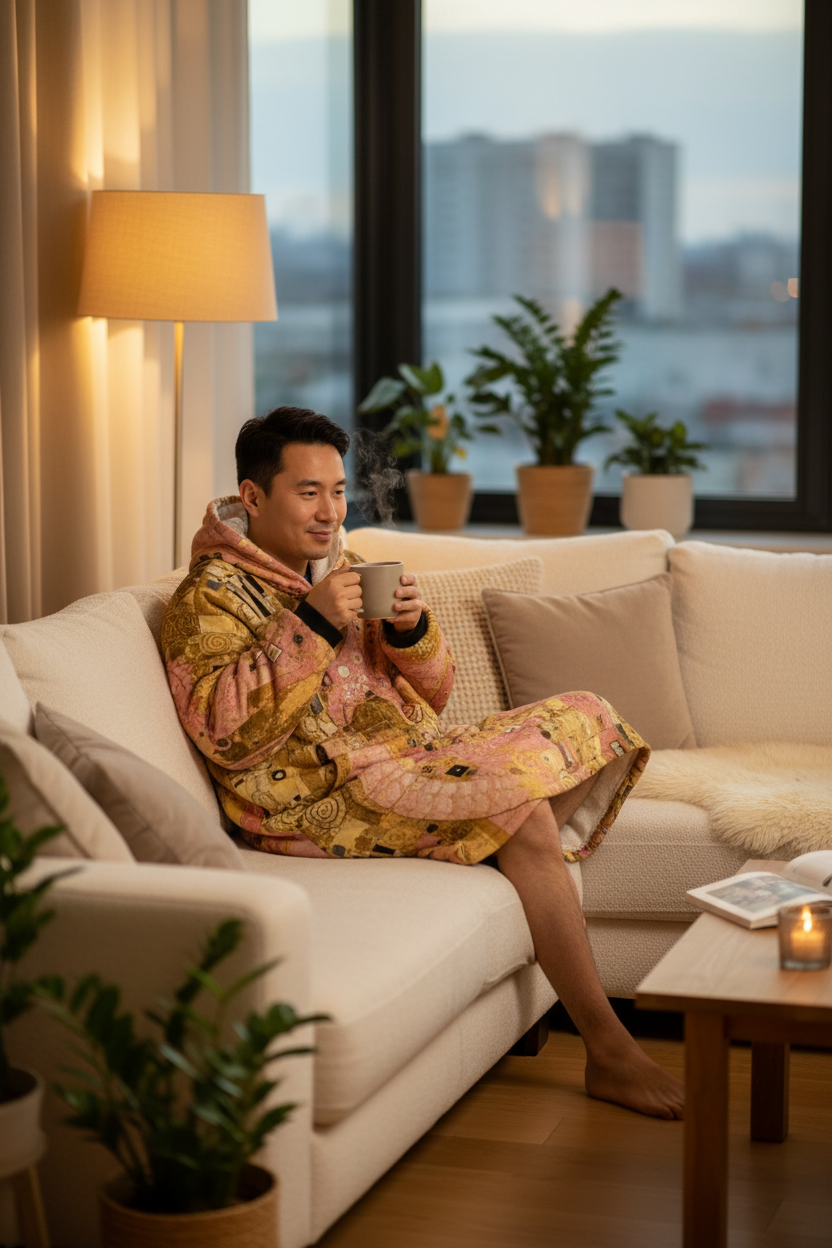 Pink Dragon Blanket Hoodie — Cozy Home