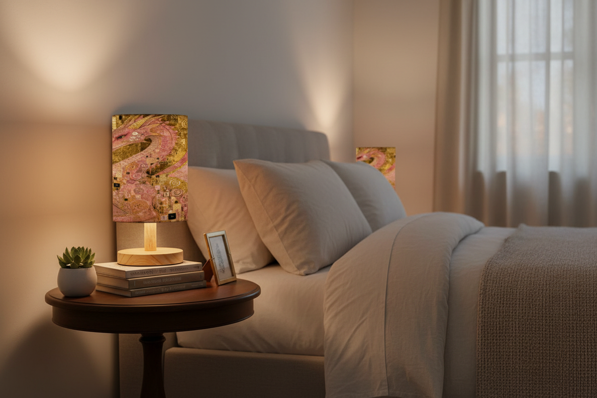 Pink Dragon Lamp Lifestyle