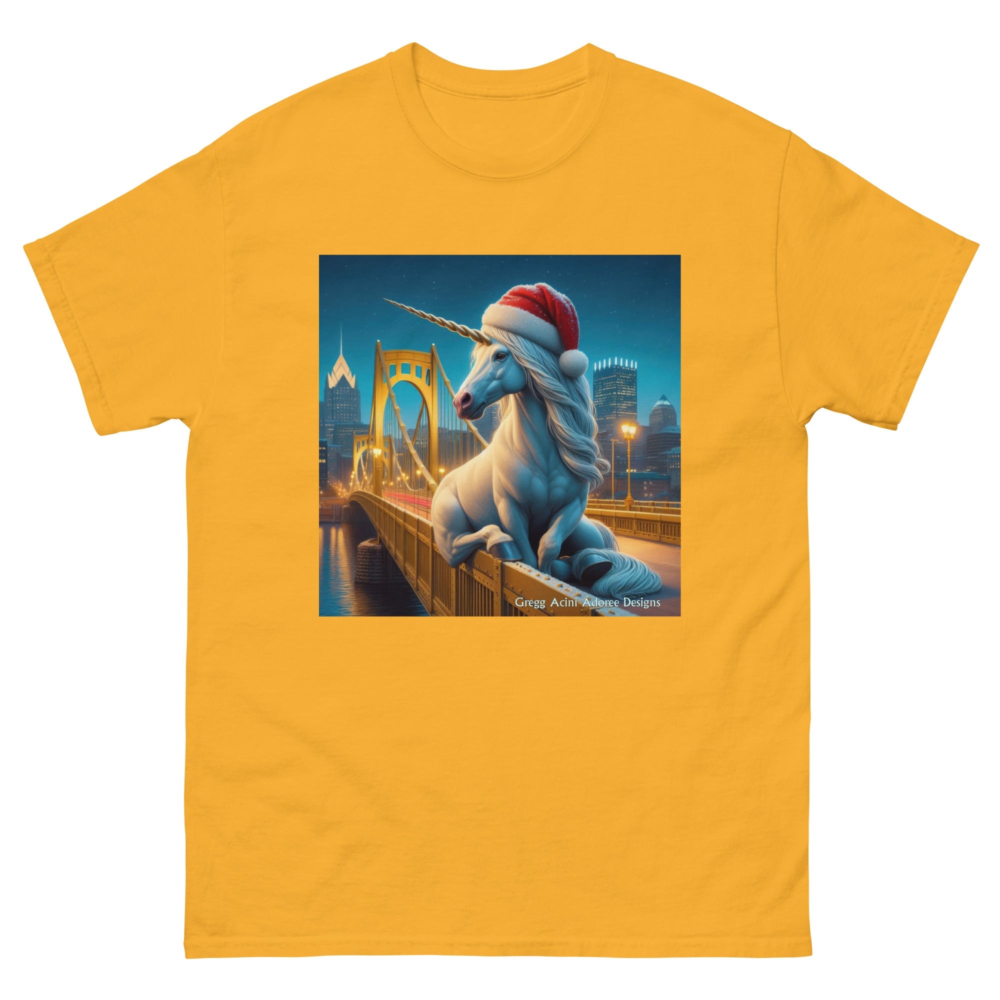 Pittsburgh December Unisex classic tee by Gregg Acini Adoree Designs - Gregg Acini Adoree Designs - Tee Shirt