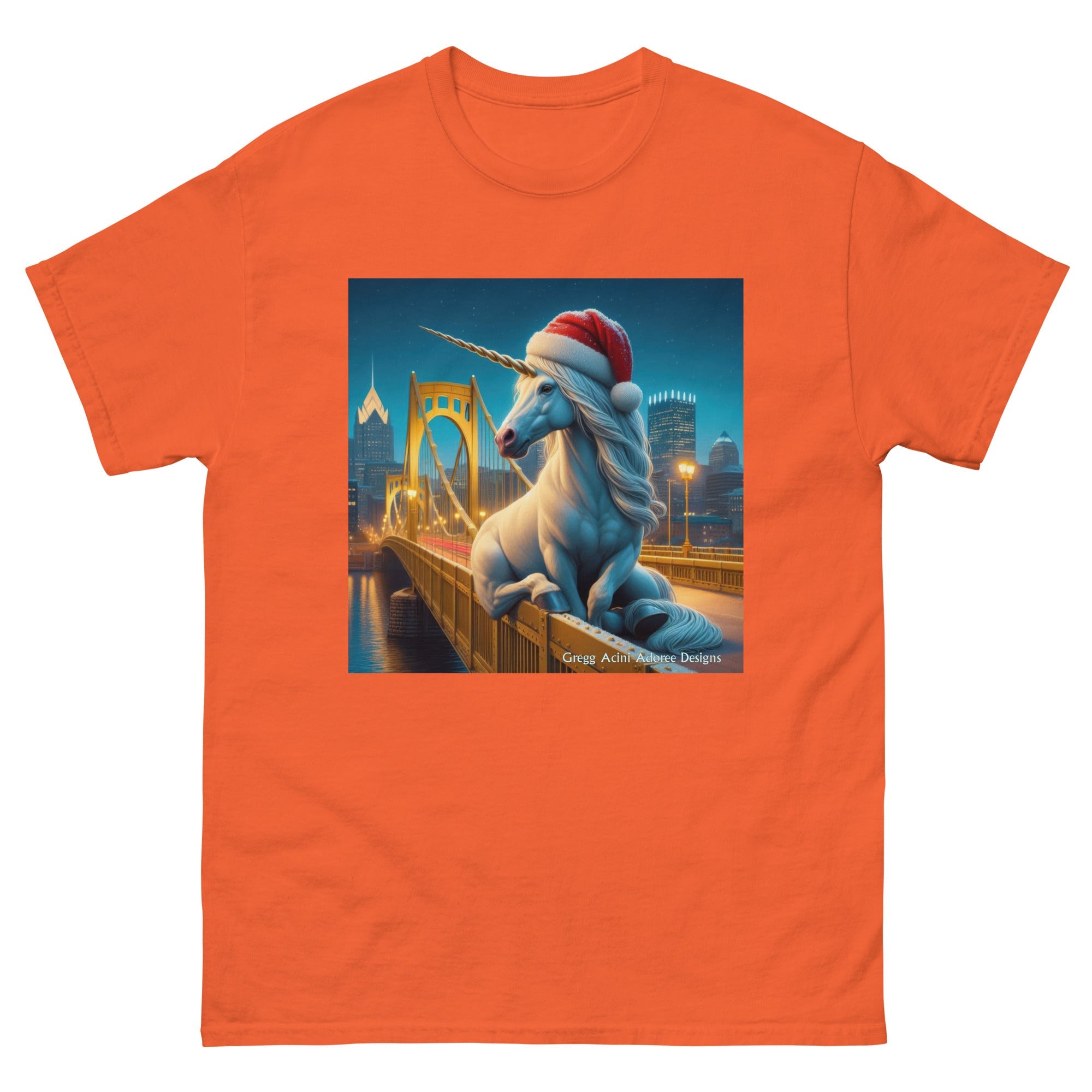 Pittsburgh December Unisex classic tee by Gregg Acini Adoree Designs - Gregg Acini Adoree Designs - Tee Shirt