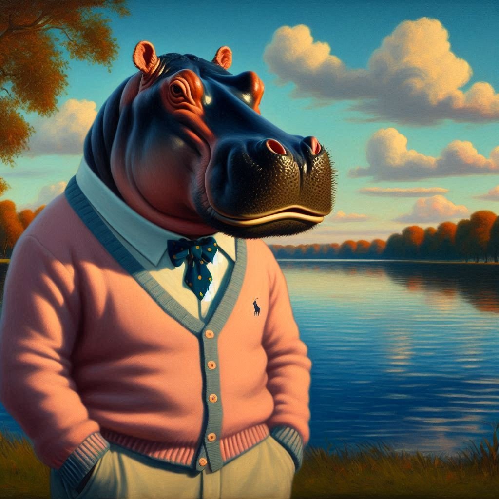 Preppopotamus - Gregg Acini Adoree Designs - 