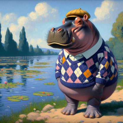 Preppopotamus - Gregg Acini Adoree Designs - 