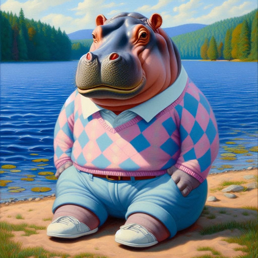 Preppopotamus - Gregg Acini Adoree Designs - 