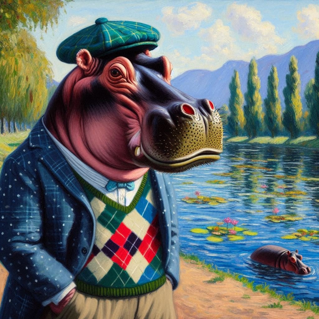 Preppopotamus - Gregg Acini Adoree Designs - 