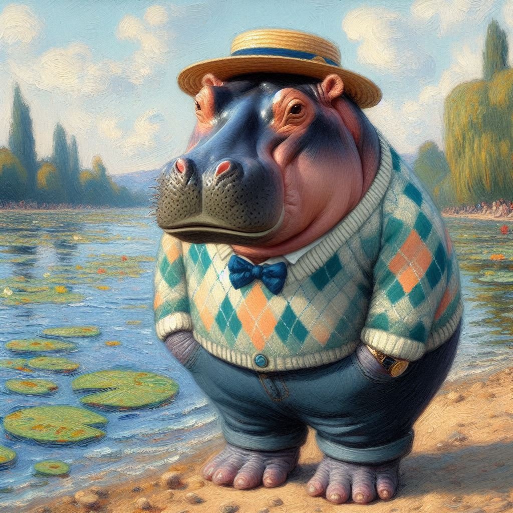 Preppopotamus - Gregg Acini Adoree Designs - 