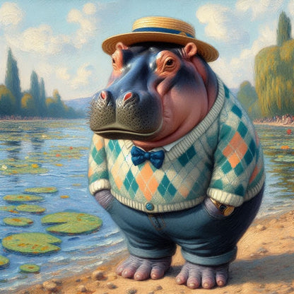 Preppopotamus - Gregg Acini Adoree Designs - 