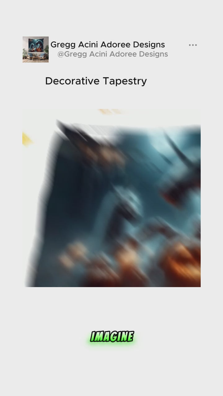 Halloween Zombie Unicorns Lightweight Wall Tapestry (Fabric Wall Hanging - USA)