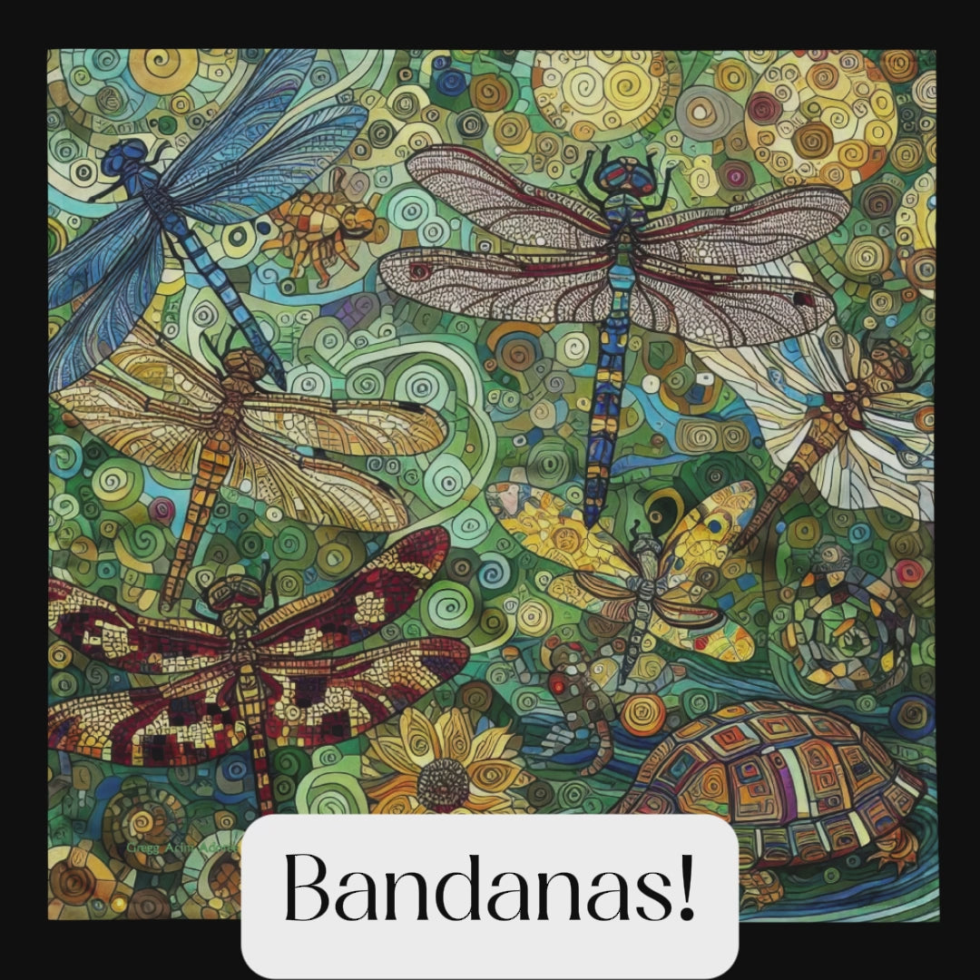 Tranquility All-over print bandana