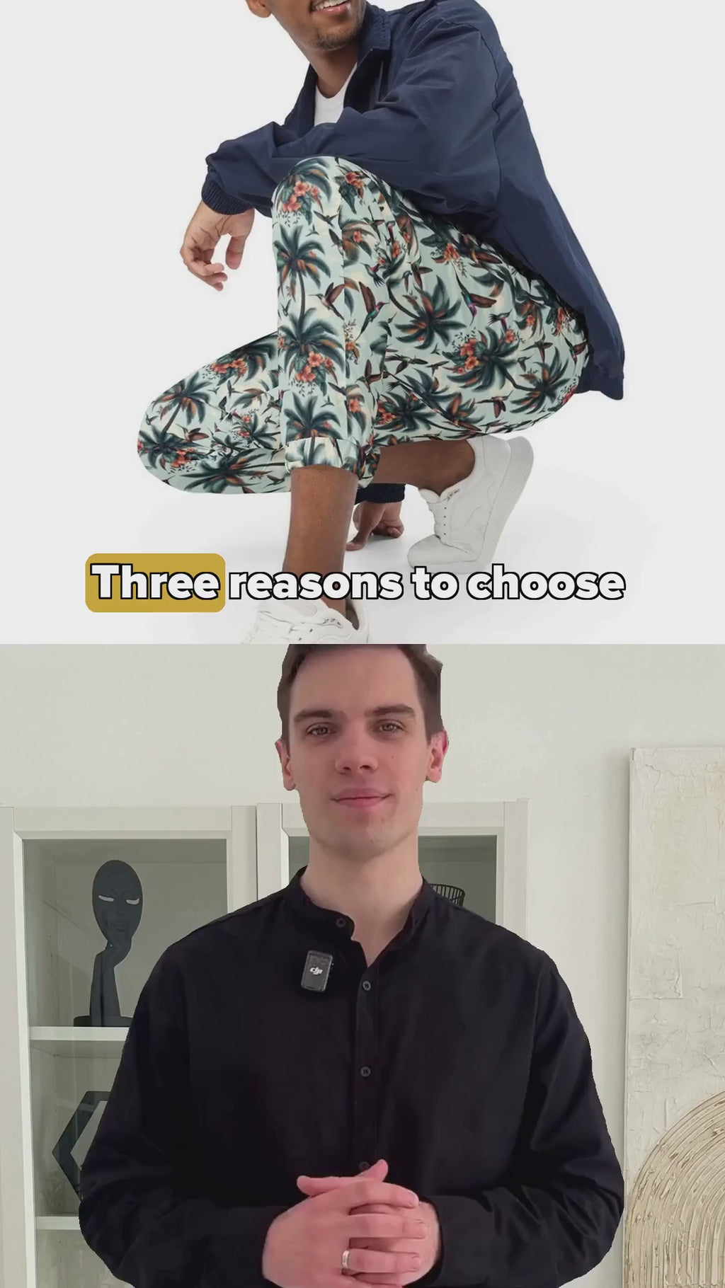 Hummingbirds and Palms Unisex track pants