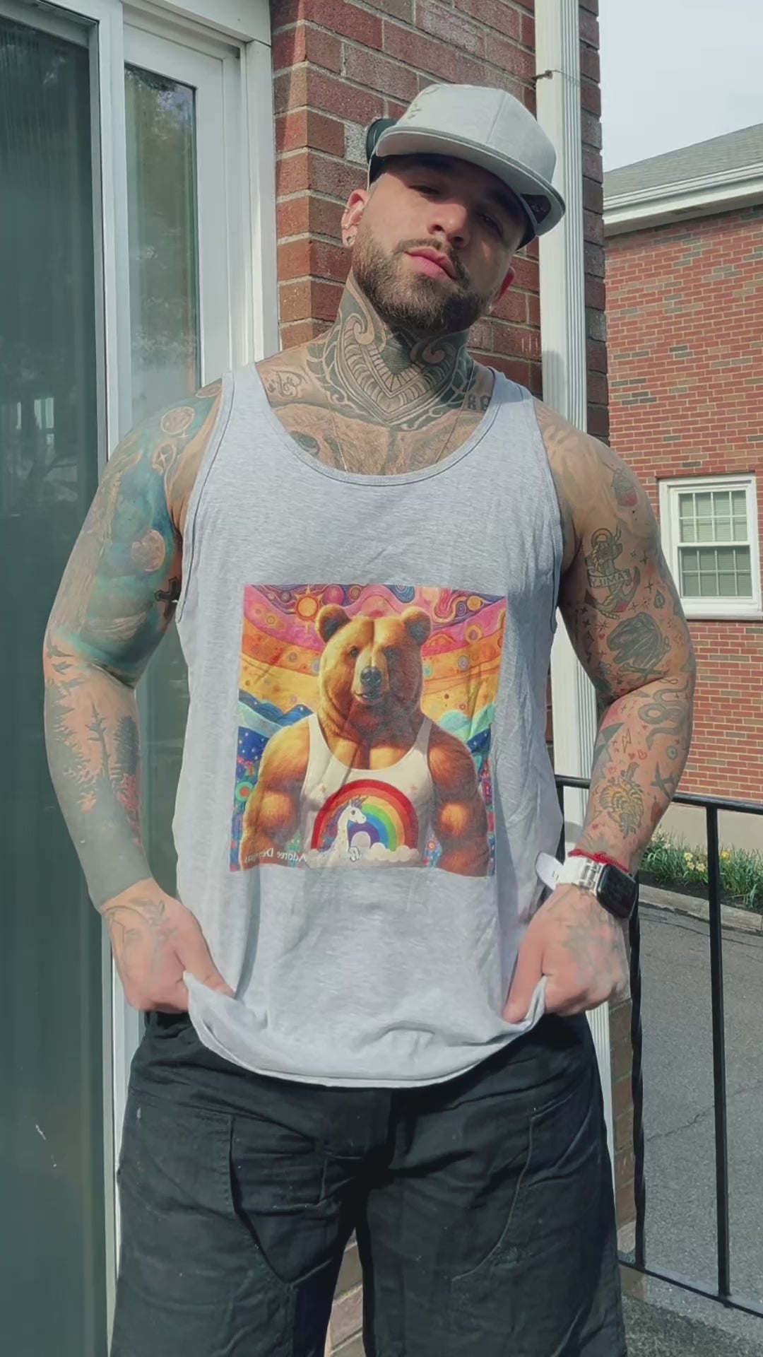 Proud Bear2 Men's Tank Top by Gregg Acini Adoree Designs